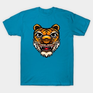 Cool and Funny Tiger Head T-Shirt